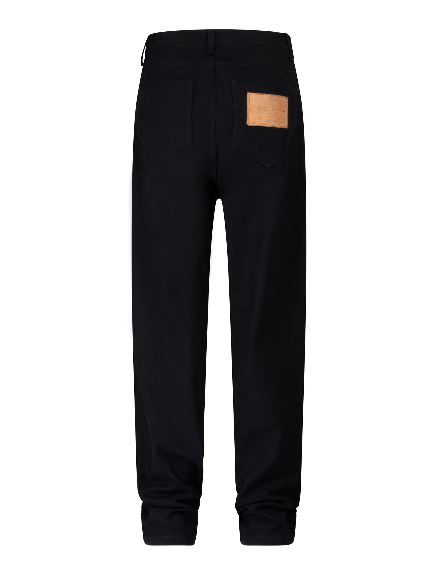 PANTALON EN JEAN DROIT NOIR