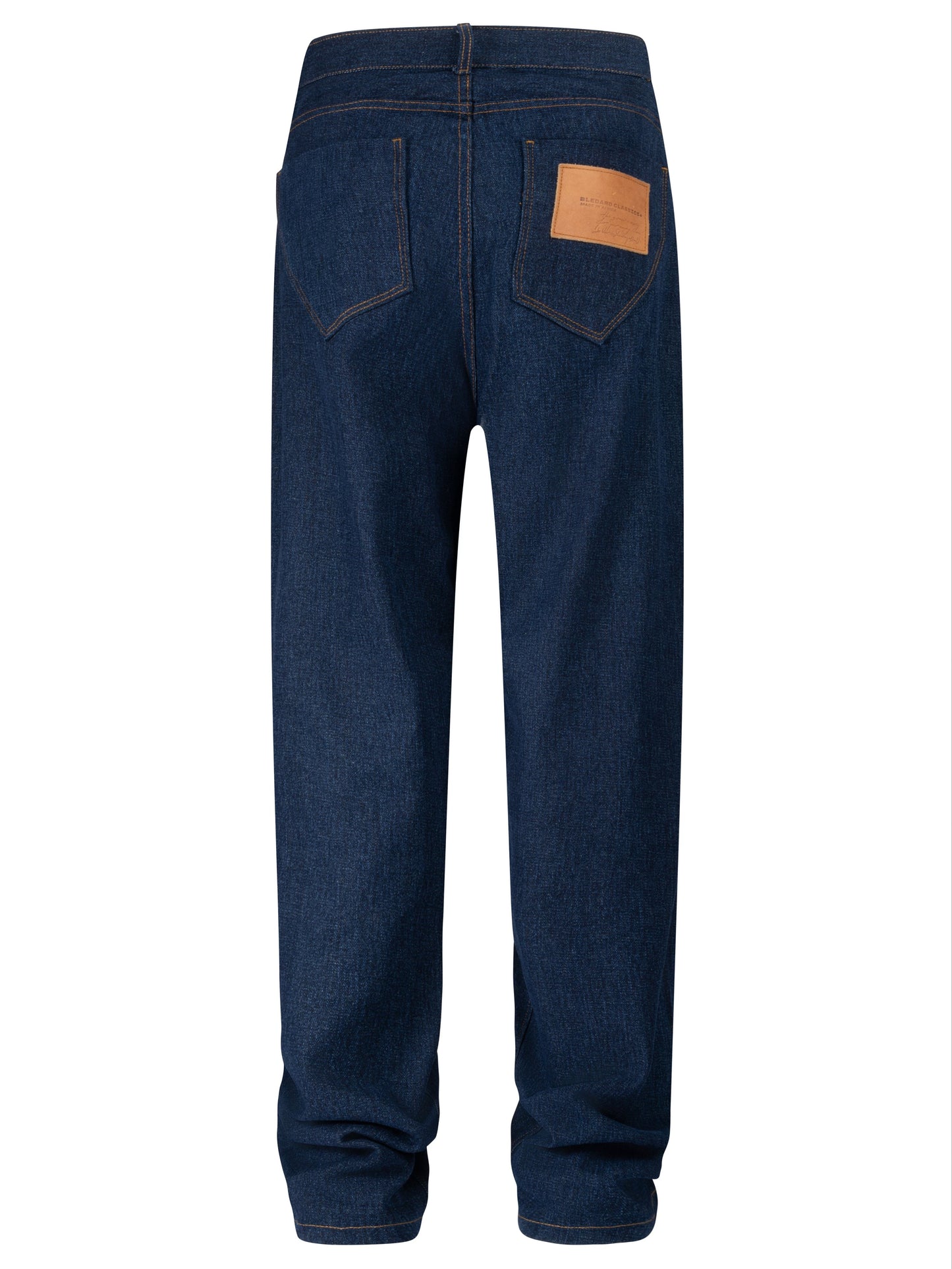 PANTALON EN JEAN DROIT BLEU