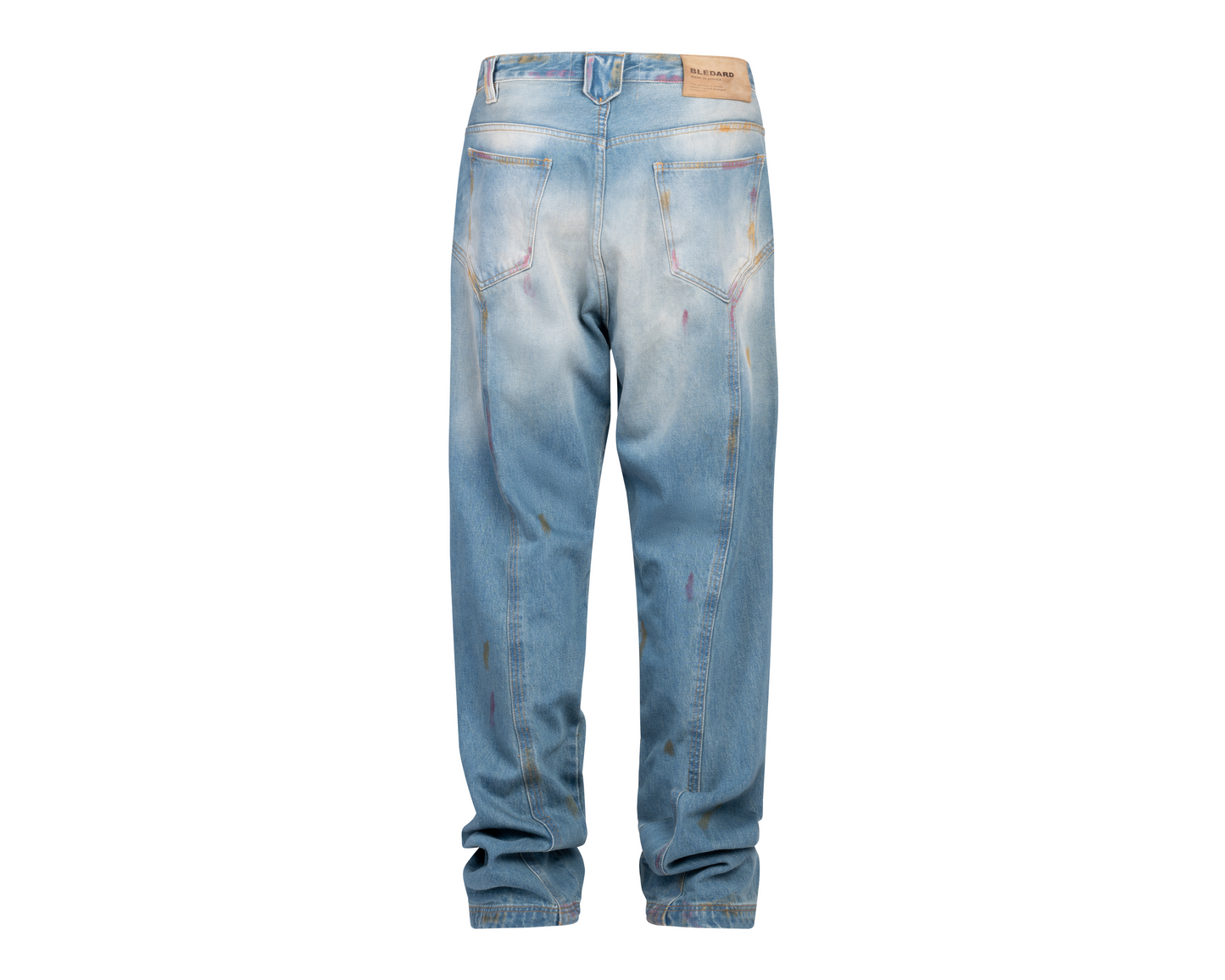 IFRANE BAGGY JEANS - PAINTED DIRTY WASHED JEANS