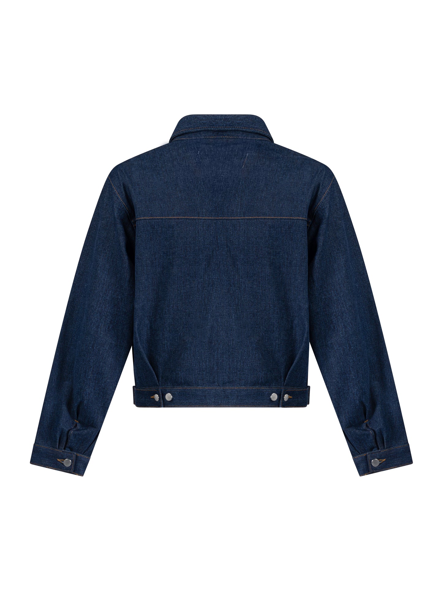 VESTE EN JEAN CROPPED BLEU