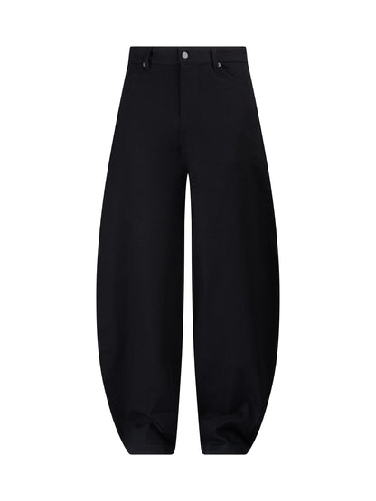 PANTALON EN JEAN BALLON NOIR