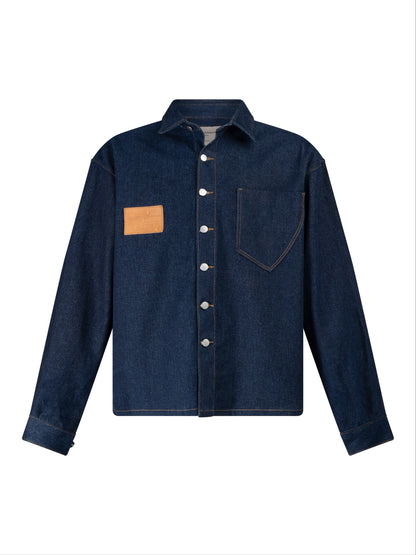 CHEMISE EN JEAN BLEU