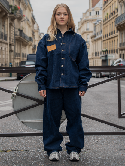 CHEMISE EN JEAN BLEU UNISEX
