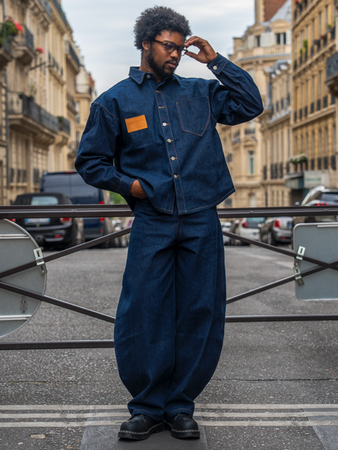 CHEMISE EN JEAN BLEU UNISEX