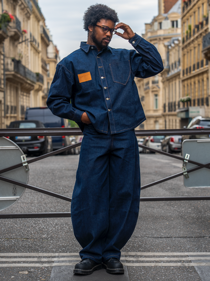 CHEMISE EN JEAN BLEU UNISEX