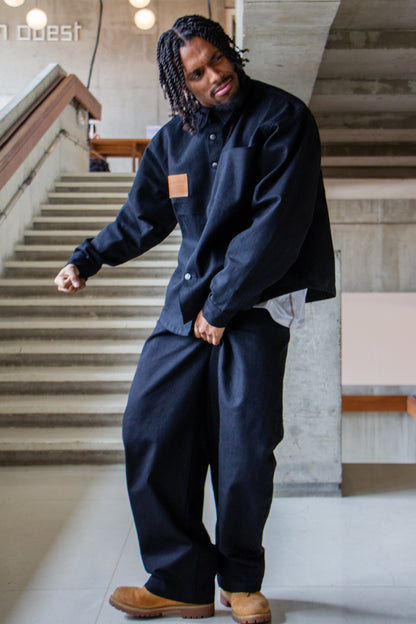 CHEMISE EN JEAN NOIR
