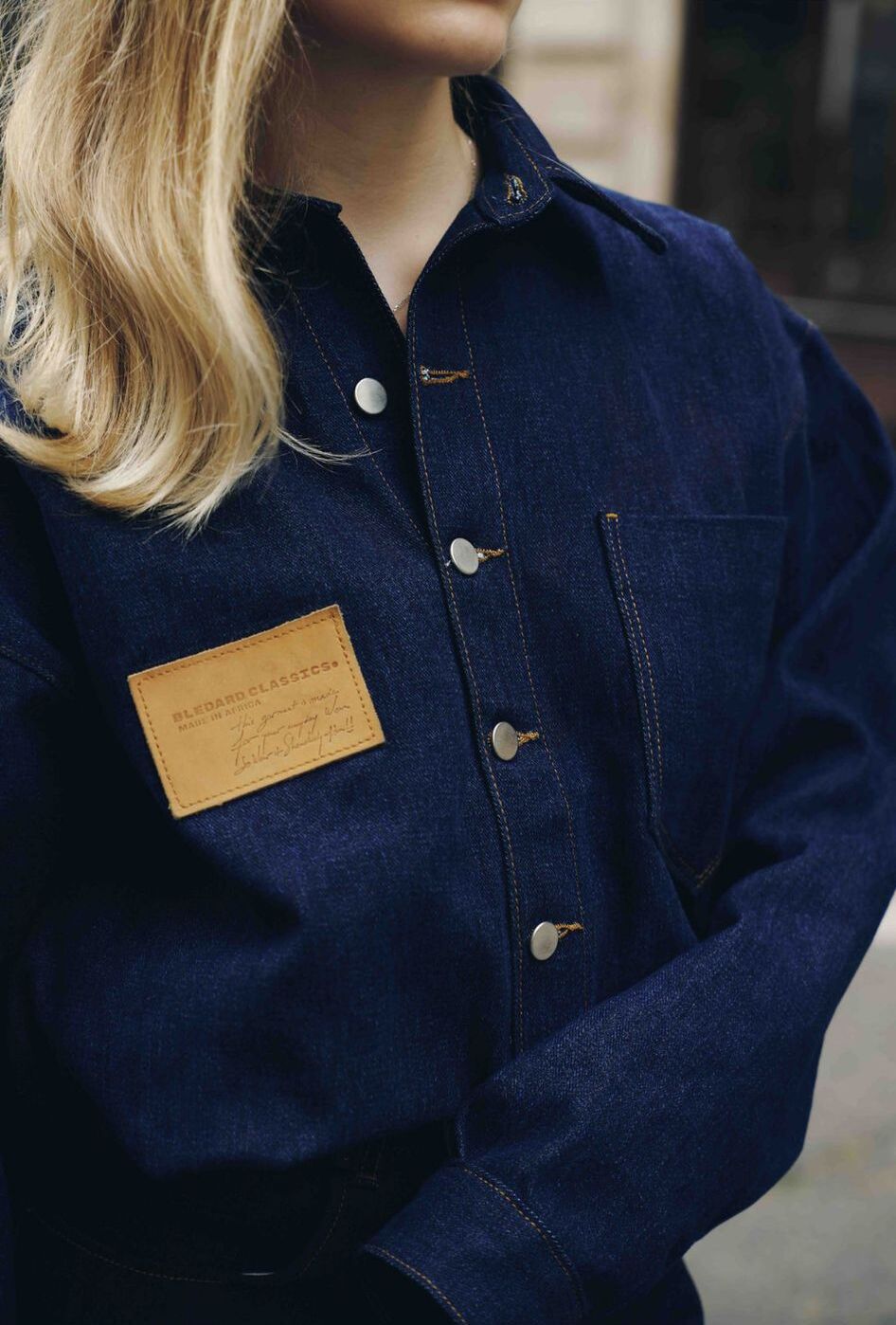 CHEMISE EN JEAN BLEU