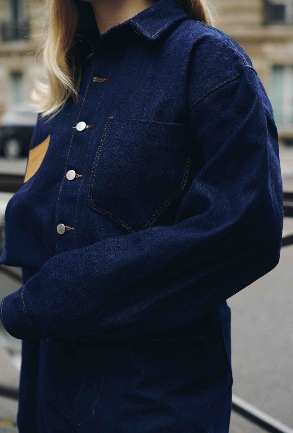 CHEMISE EN JEAN BLEU